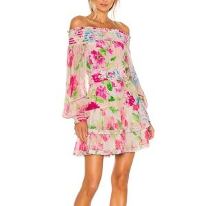 Alora Mini Dress - Rococo Sand (Size Small)